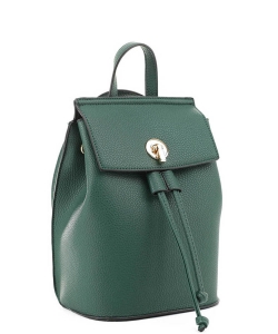 Fashion Convertible Drawstring Backpack 87646 GREEN